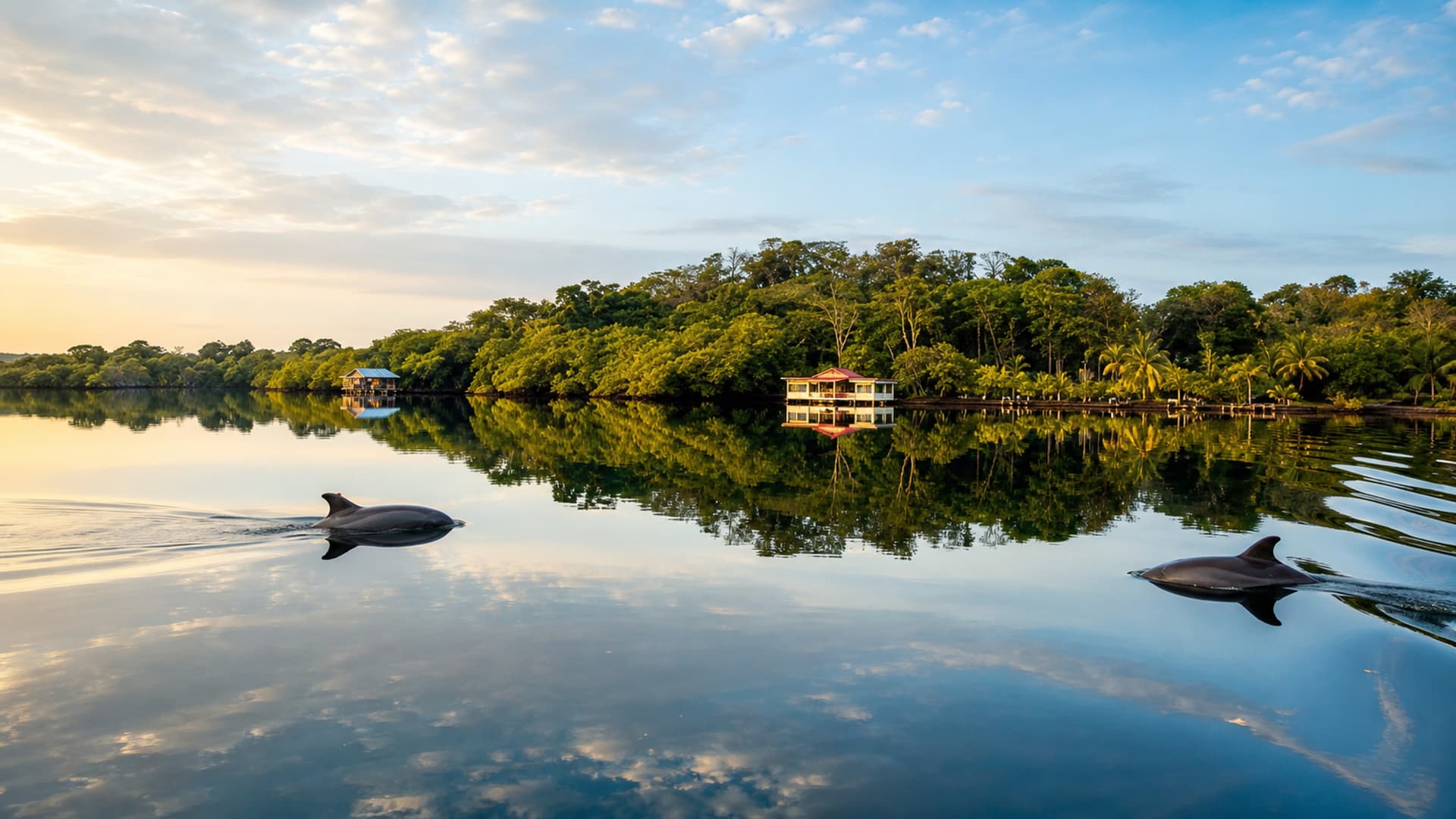 View of Dolphin Blue Paradise in Bocas del Toro